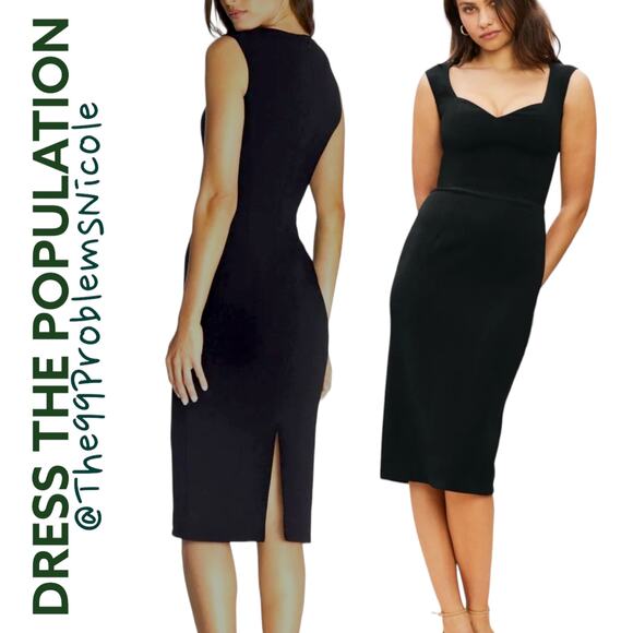 Dress the Population Elle Sheath Dress - Picture 1 of 7